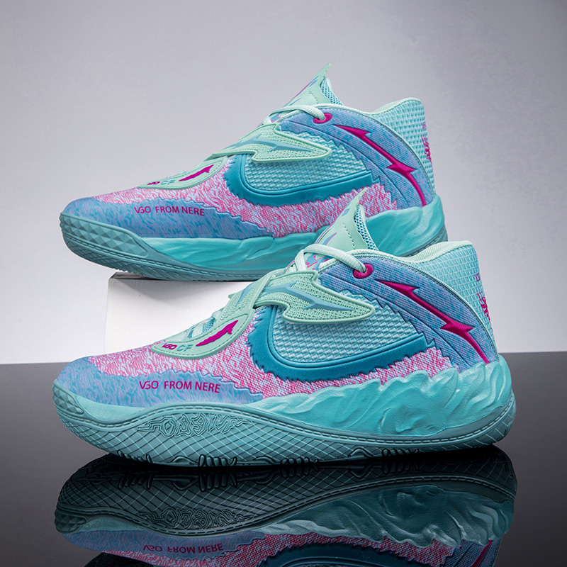 Men'S Shoes For Gym - Men's Basketball Shoes Breathable Cushioning Non-Slip