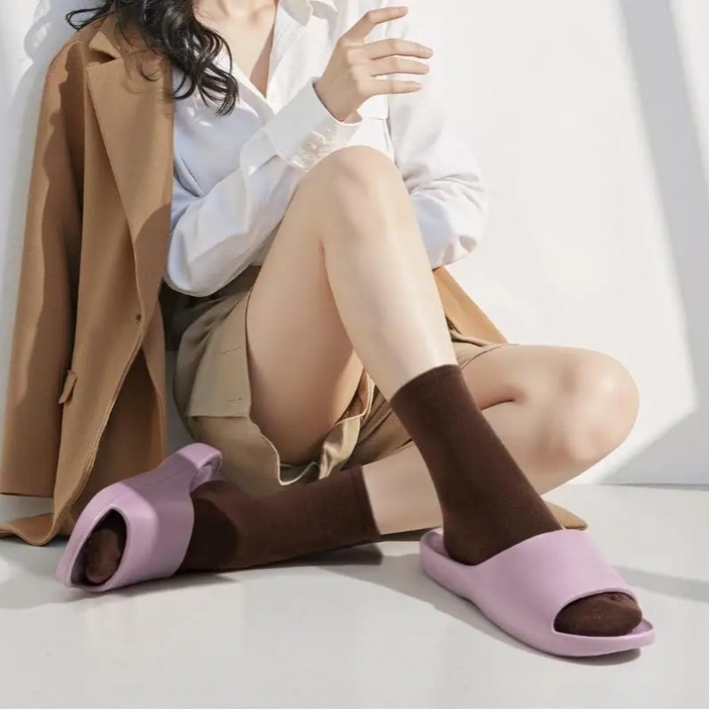 Men Shoes Size To Women - Couple EVA Platform Slippers Soft Breathable