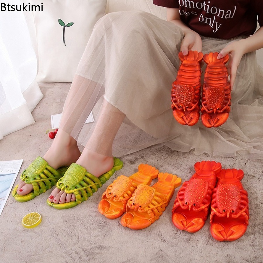 Men Shoes Size To Women - New 2026 Summer Fun Cartoon Lobster