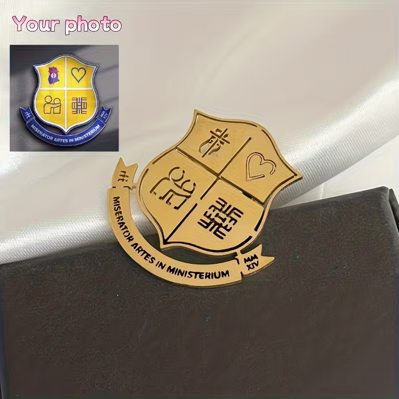 Custom Logo Brooch Simple Crea - Men'S Shoes Brogues recension och pris