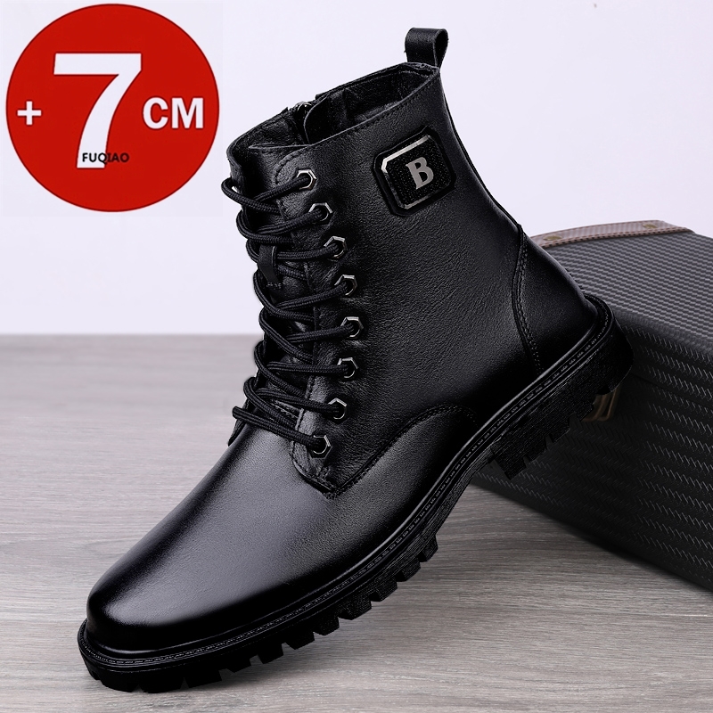Men's Genuine Leather Elevator - Men Shoes Type recension och pris