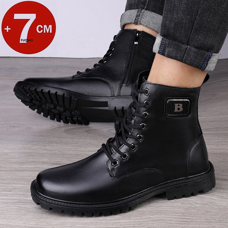 Men's Genuine Leather Elevator - Men Shoes Type recension och pris