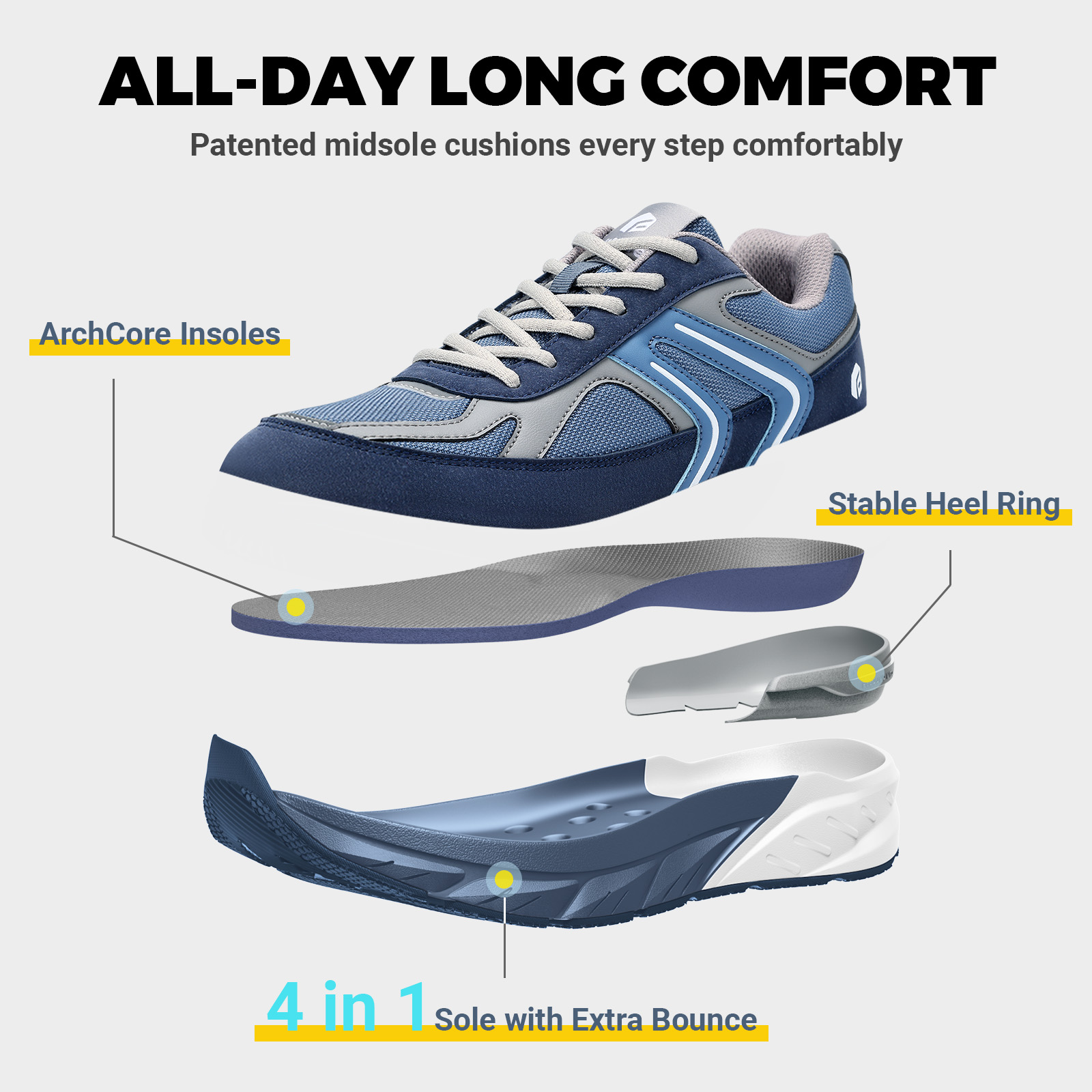 Fittington Wide Shoes For Man  - Men'S Shoes V5 Rnr recension och pris