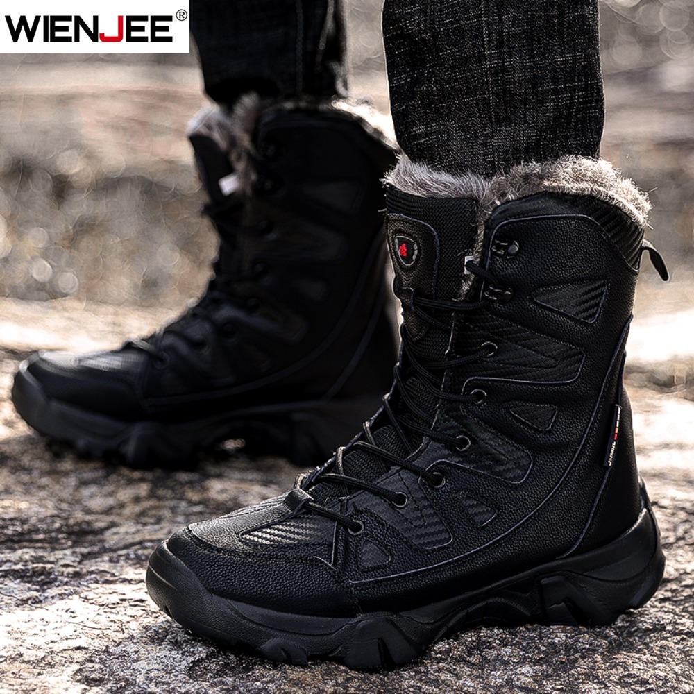 Winter Waterproof Men Boots Pl - Men Shoes Type recension och pris