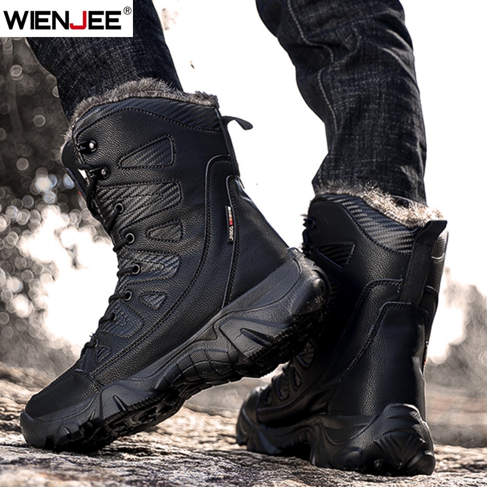 Winter Waterproof Men Boots Pl - Men Shoes Type recension och pris