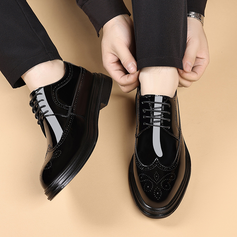 Men's Patent Leather Brogue Dr - Men'S Shoes Brogues recension och pris
