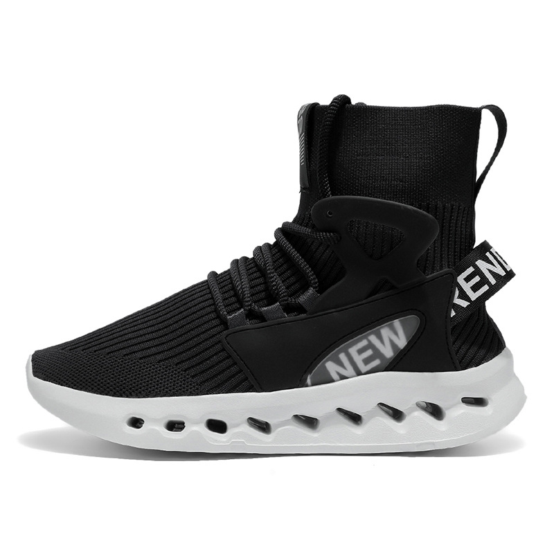 Trendy Men High Top Sock Shoes - Men'S Shoes Brogues recension och pris