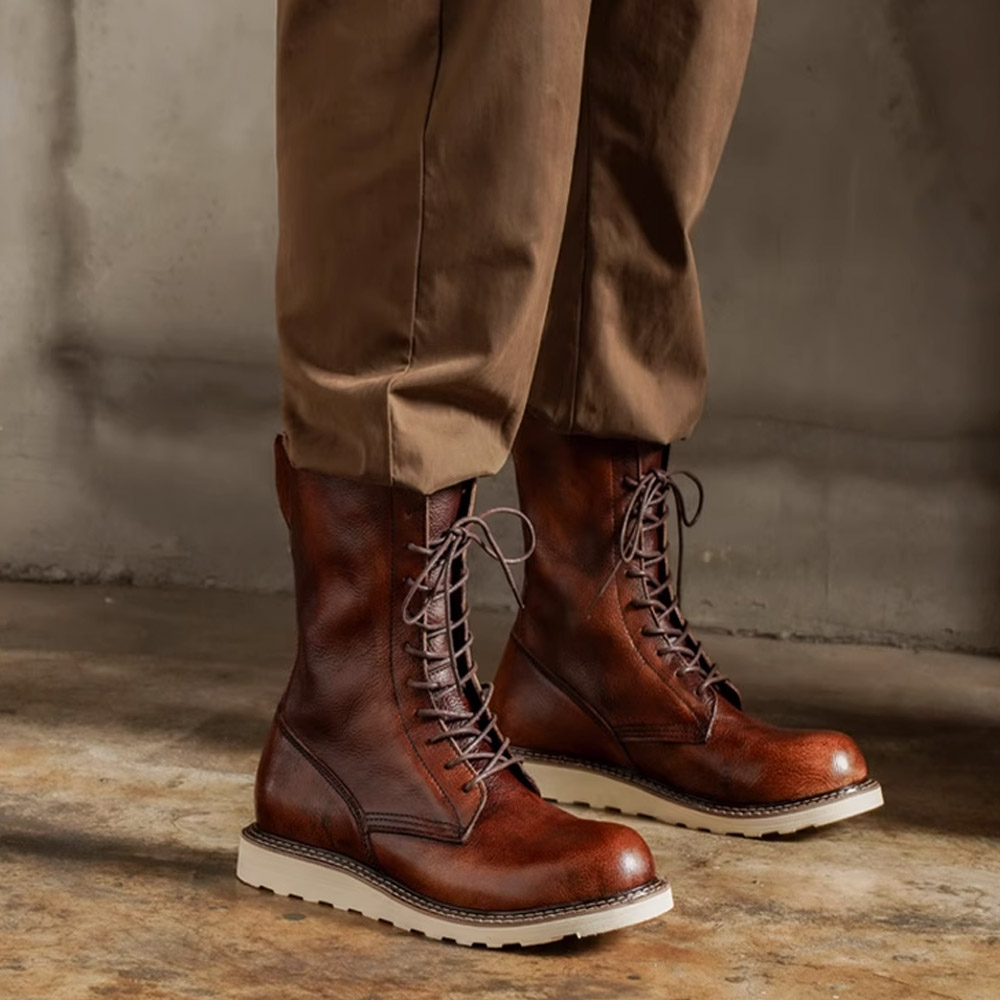 Men's Cow Genuine Leather Moto - Men'S Shoes Brogues recension och pris