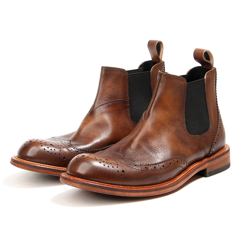 New Handmade Men Vintage Briti - Men'S Shoes Brogues recension och pris