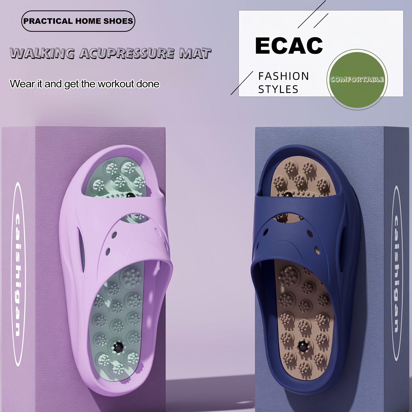 Women Men EVA Massage Slippers - Men Shoes Size To Women recension och pris