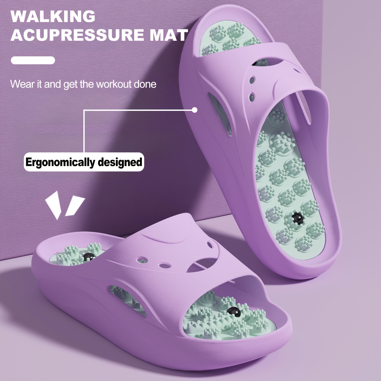 Women Men EVA Massage Slippers - Men Shoes Size To Women recension och pris