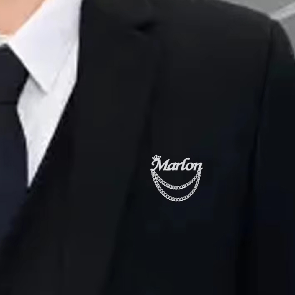 Personalized Name Brooch Custo - Men'S Shoes Brogues recension och pris