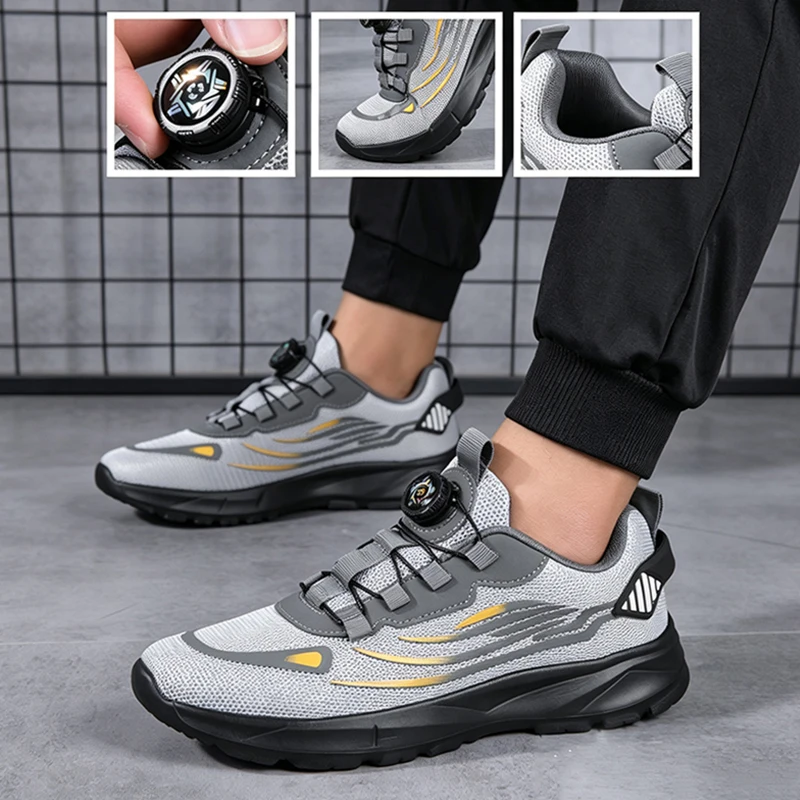 Breathable Mesh Men Shoes Tren - Men'S Shoes For Gym recension och pris