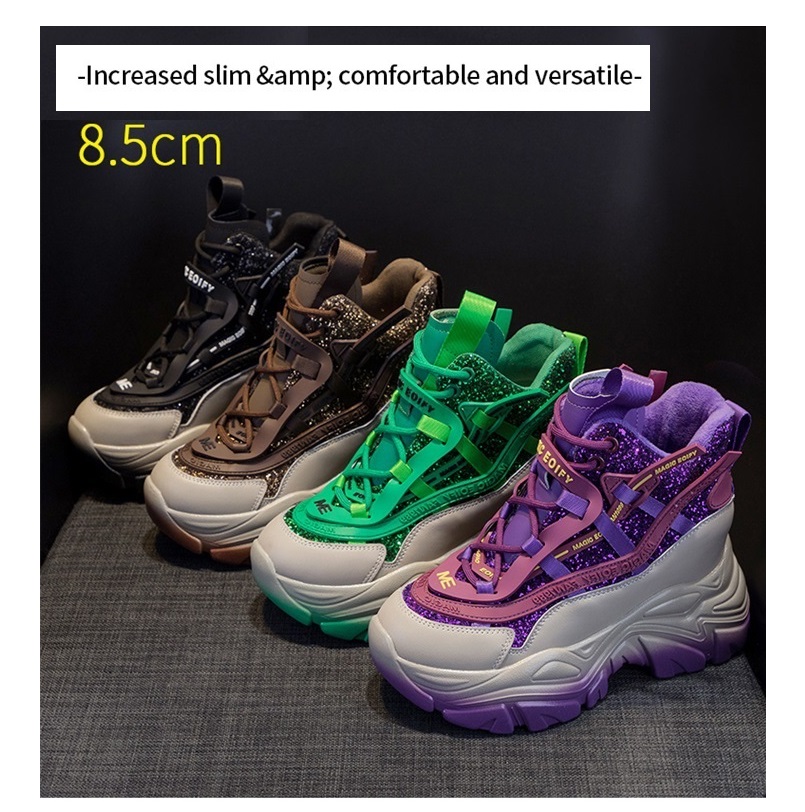 2025 Women's Hidden Wedge Snea - Running Shoes Lightweight recension och pris