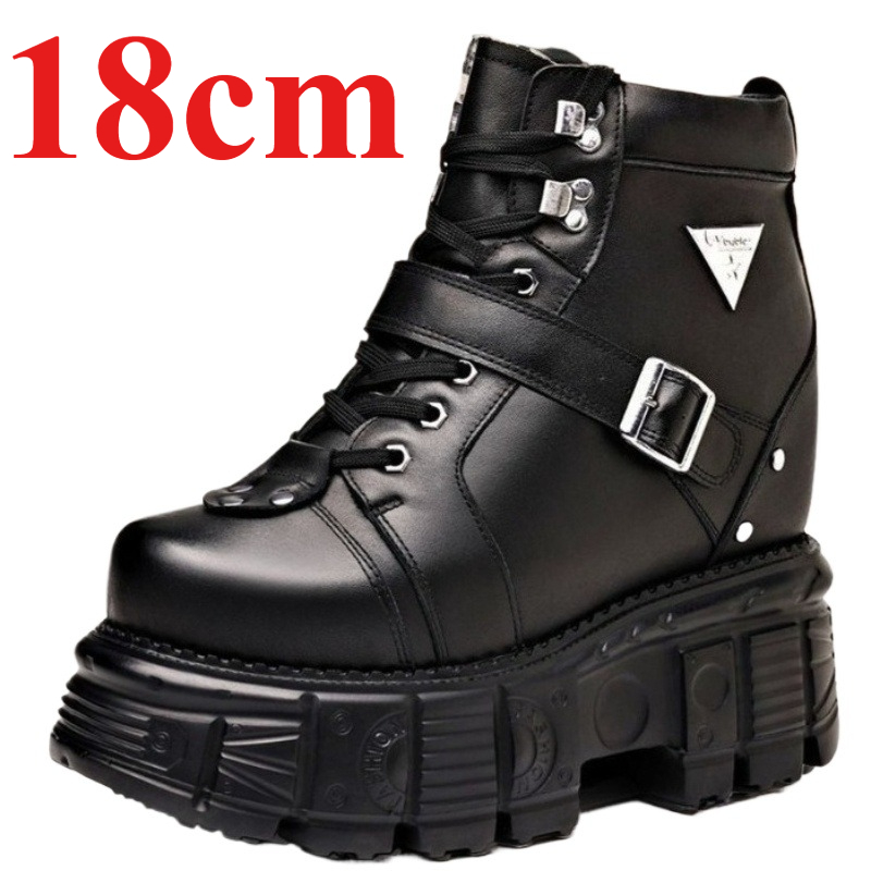 Genuine Leather Motorcycle Boo - Men Shoes Type recension och pris