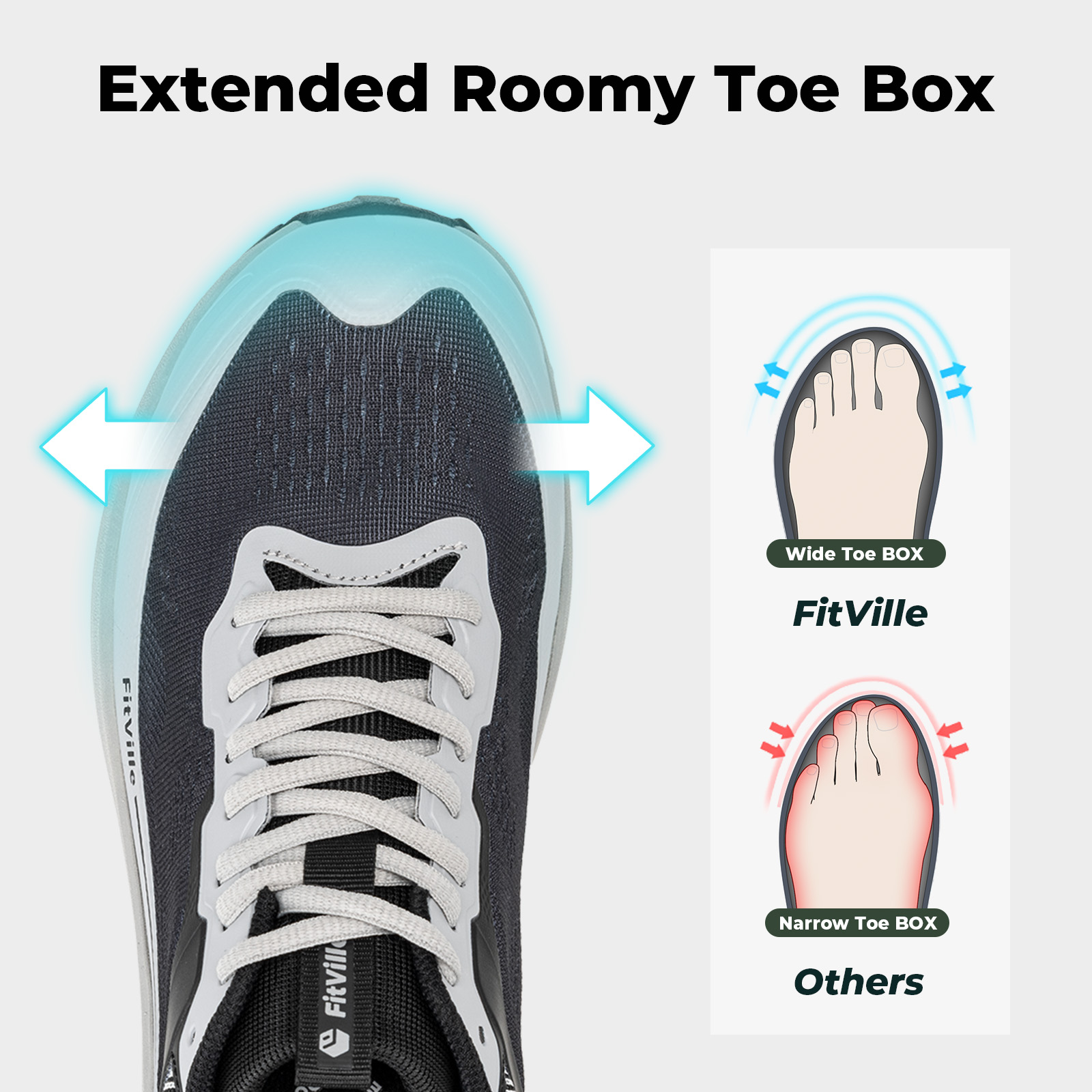 FitVille Wide Sports Shoes Wea - Men'S Shoes V5 Rnr recension och pris