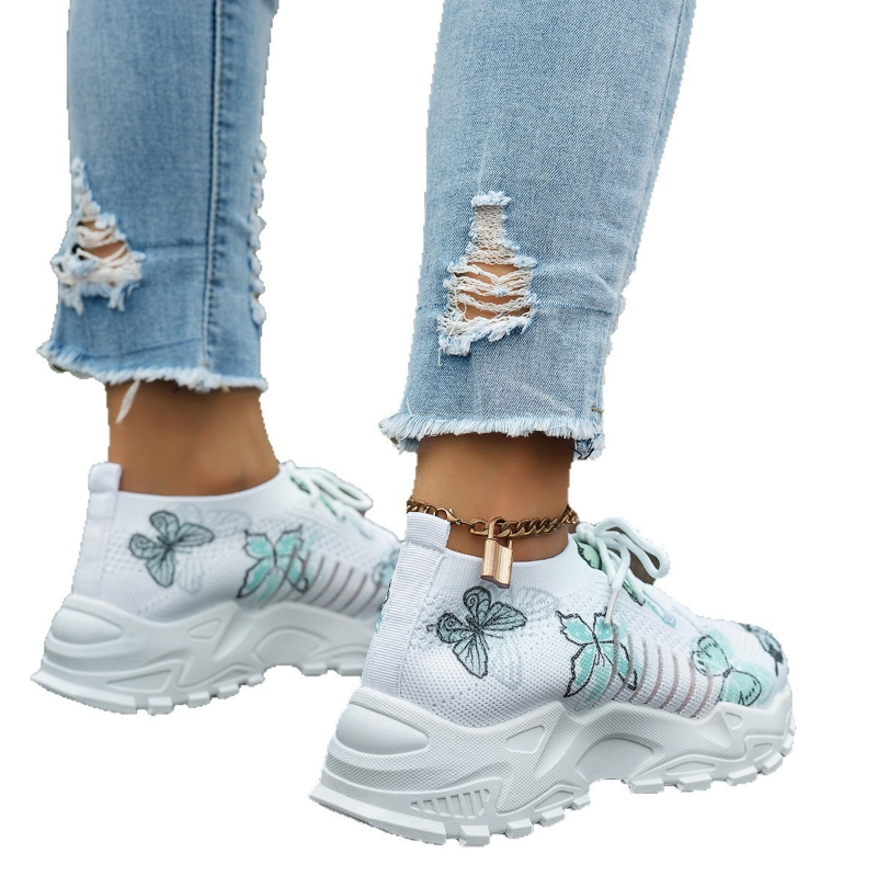 Women Butterfly Print Mesh Sne - Running Shoes Lightweight recension och pris