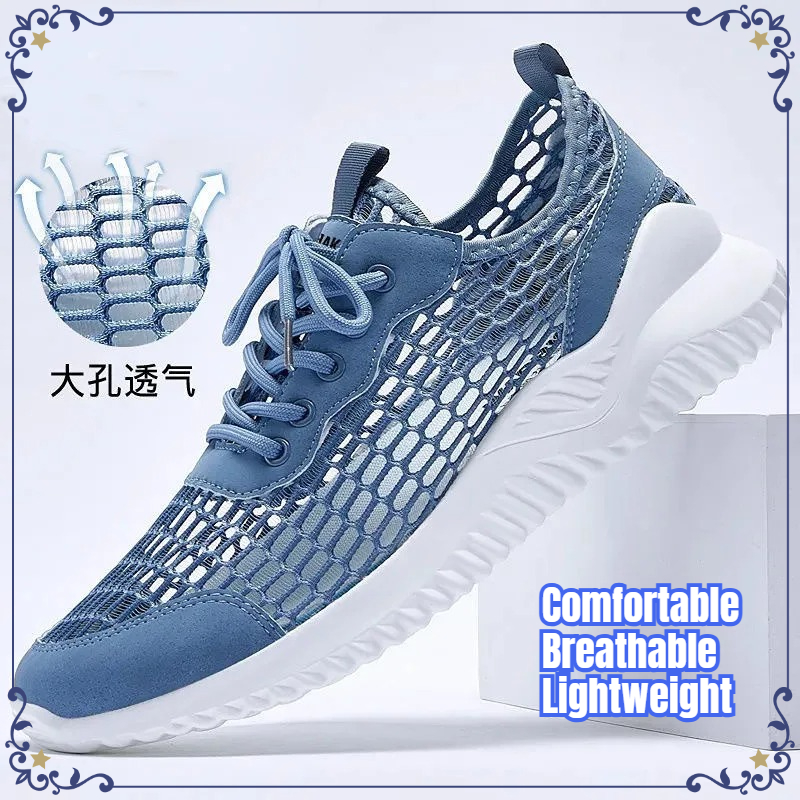 New Summer Men Hollow Mesh Sho - Men'S Shoes Brogues recension och pris