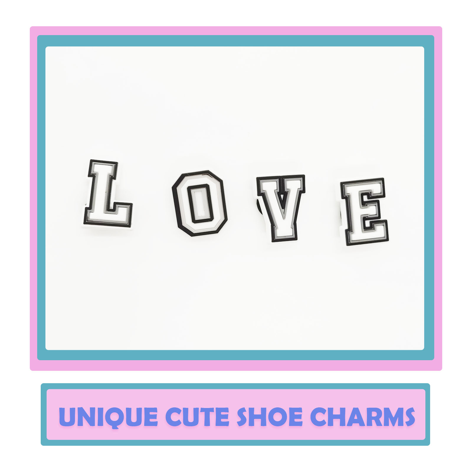 54Pcs Alphabet Shoe Charms - S - Men'S Shoes Variety recension och pris